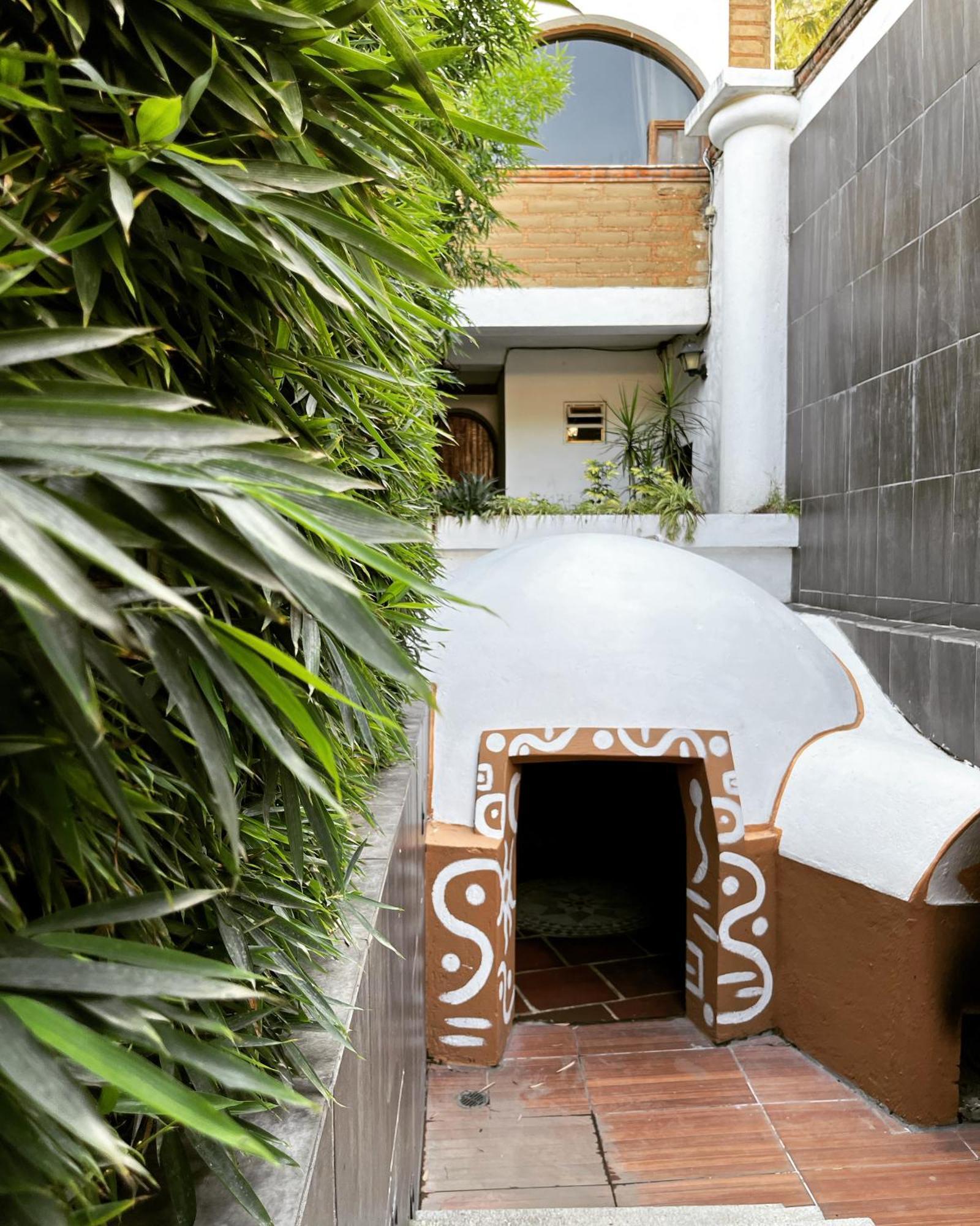 Hotel Hacienda Ventana Del Cielo เตโปซตลัน ภายนอก รูปภาพ
